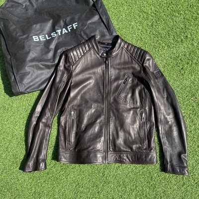 Brandneu ohne Etikett Belstaff V Racer 2.0 braune Lederjacke 2XL Uk44 It54 V Racer italienisch