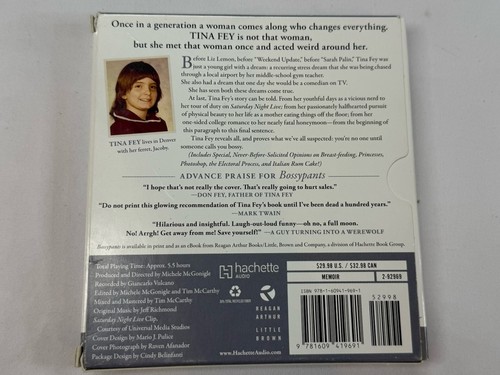 Bossypants - Audio CD By Fey, Tina 5 Discs Unabridged - Picture 2 of 8