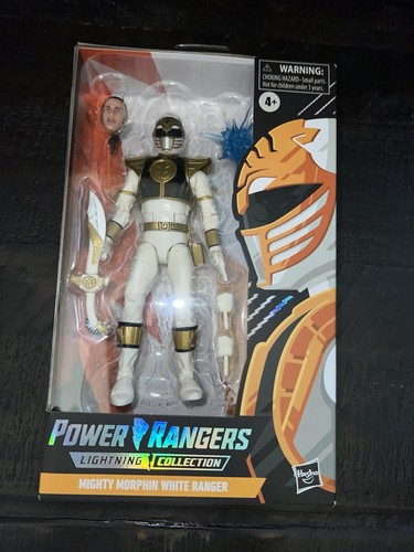 Power Rangers Lightning Collection Mighty Morphin White Ranger Spectrum ...