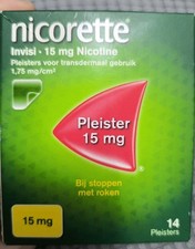 Nicorette Invisi Patch  15mg,Nicotine 14 Patches Quit Smoking Aid-exp 2026/2027!