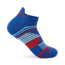Thorlo Experia X SPEED Running UL No Show Tab Socks Men's XL - Polar Sunrise