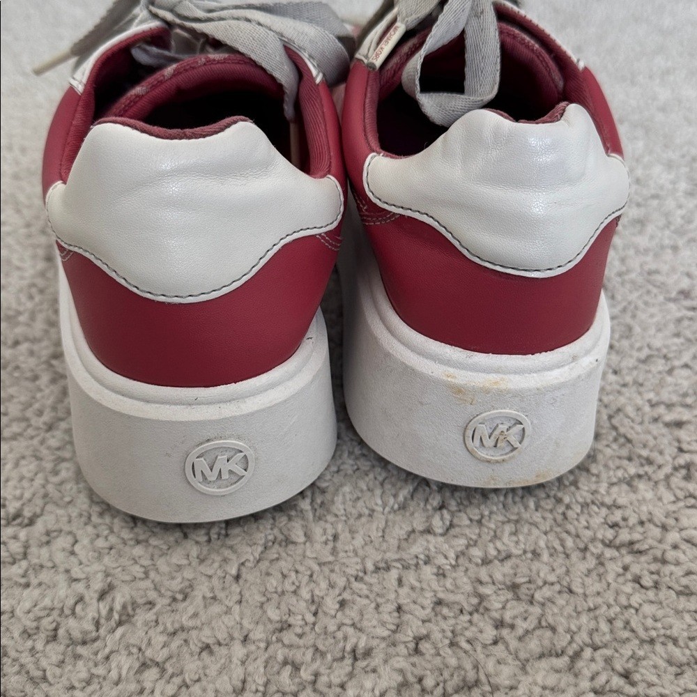 Michael Kors Romey Logo Jacquard Platform Sneaker, Rose Color - Size 6.5 thumbnail 5