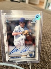 2020 Bowman Draft - Chrome Draft Picks Autographs Christian Chamberlain #CDA-CC