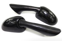 Spiegel Paar Schwarz E-GeprüFt FüR Honda Cbr 1000 600 Vfr 750 800 Dual