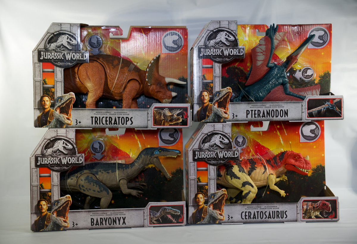NIB Mattel Jurassic World Fallen Kingdom Roarivores-You Pick!