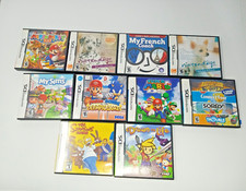 Lot of Nintendo DS Empty Cases Manuals Inserts Box Mario Simpsons Sonic No Games