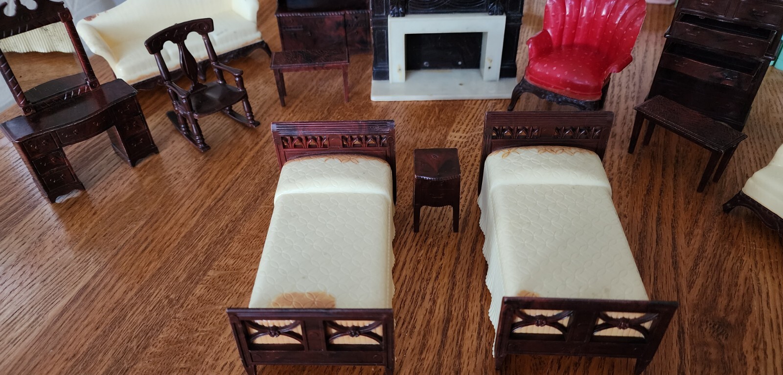 Vintage Lot of Plastic 1950s Renwal Doll House Furniture eBay