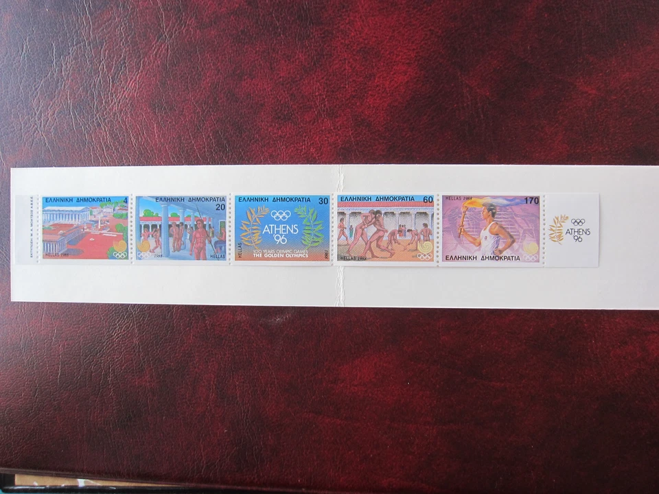 GREECE  stamp booklet Olympic Games Seoul 1988, MNH - Image 2 of 2