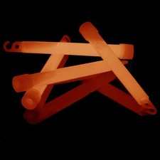Ultrahelle Notfall-Knicklichter Orange &ndash; 2h Leuchtdauer, Robust & Milit&auml;rqualit&auml;