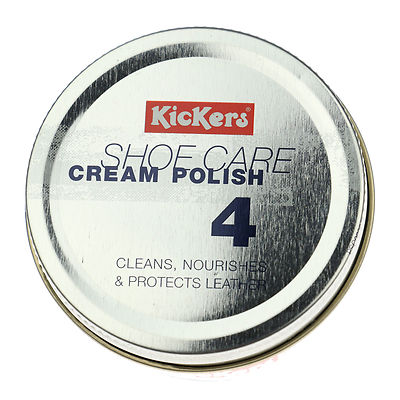 x KICKERS White Leather Cleaner Polish Cream Shoes Boots