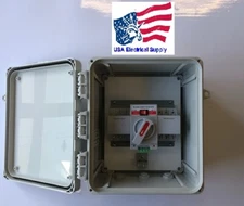 Dual Power Automatic Transfer Switch 3Pole UL Enclosure, 3PH,120/240 VAC, 63amp.