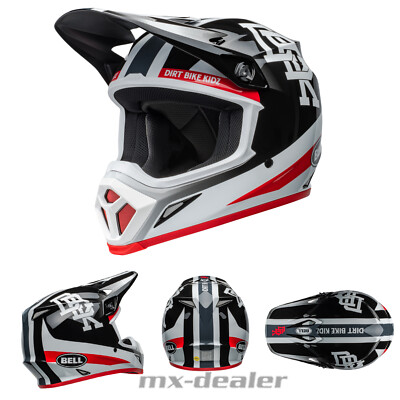 Bell Helmets MX-9 Crosshelm Twitch DBK 24 Schwarz Gloss MIPS