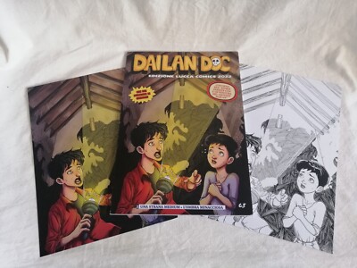 Comic Dailan Doc 2 Limited Edition nummeriert Lucca Dylan Dog + 2 Lithographien