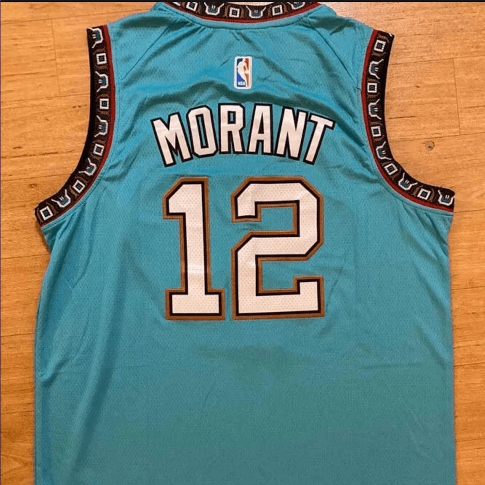 Ja Morant 2023 Throwback Vancouver Grizzlies #12 Teal Jersey