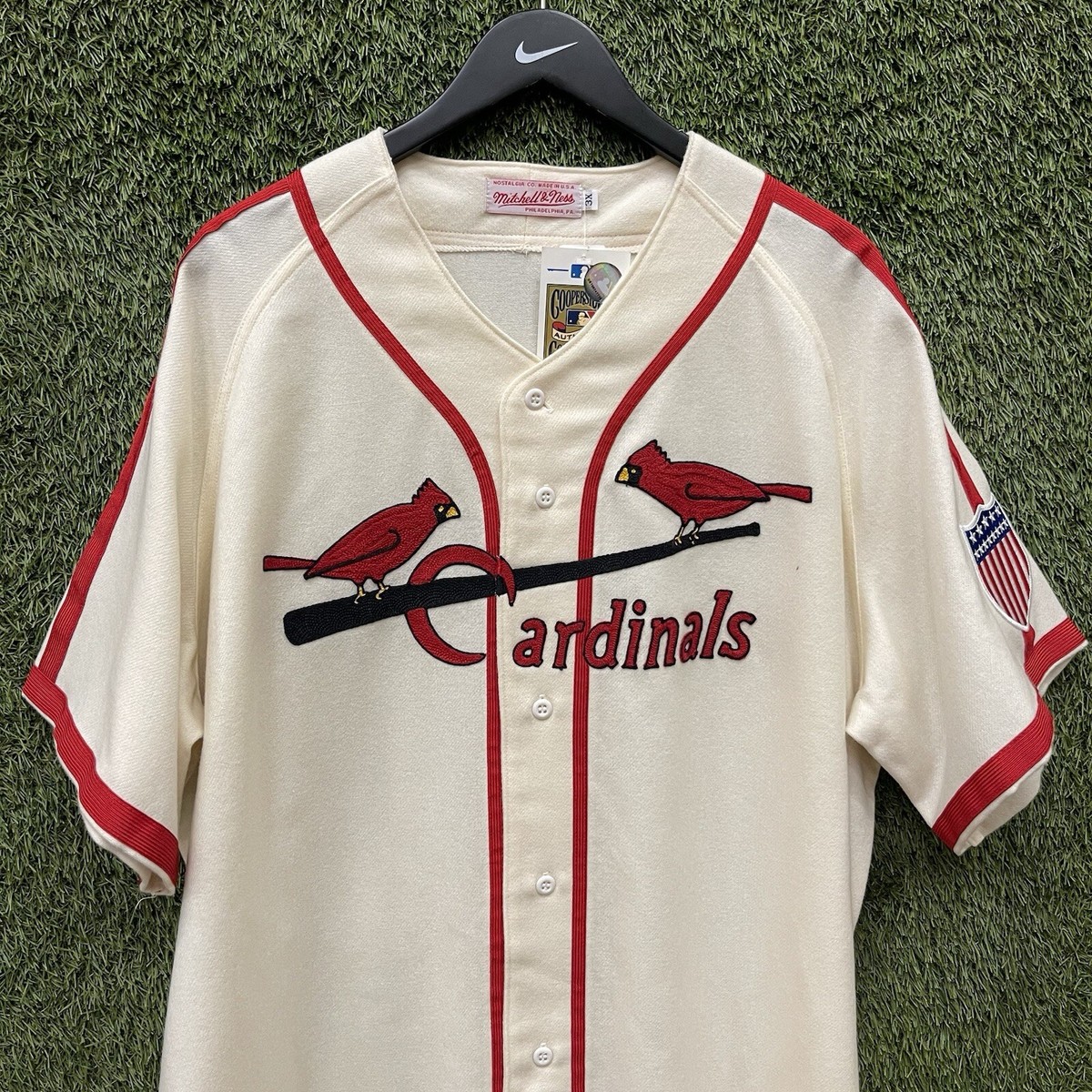 Vintage Stan Musial St Louis Cardinals Mitchell Ness Jersey Mens