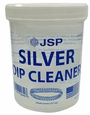 Sterling Silver Dip Cleaner Tarnish Remover 925 Jewelry Cleaning Solution 8oz