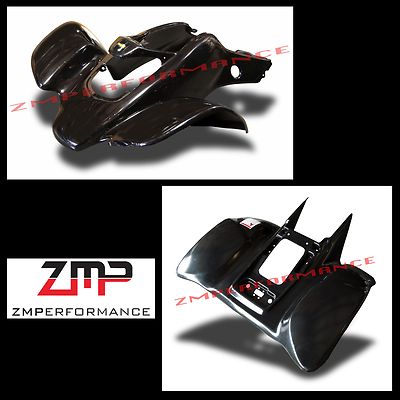 NEW HONDA TRX 400EX 99 - 04 PLASTIC BLACK FRONT AND REAR FENDER SET TRX400EX