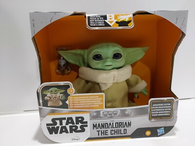 Star Wars Mandalorian Baby Yoda Grogu The Child Animatronic Edition Toy IN HAND