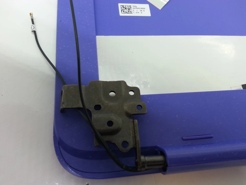 HP Purple 11-Y 11-Y020WM LCD Back Cover Lid Bezel Hinges + Webcam EAY0H01403A 66 - Image 3 of 4