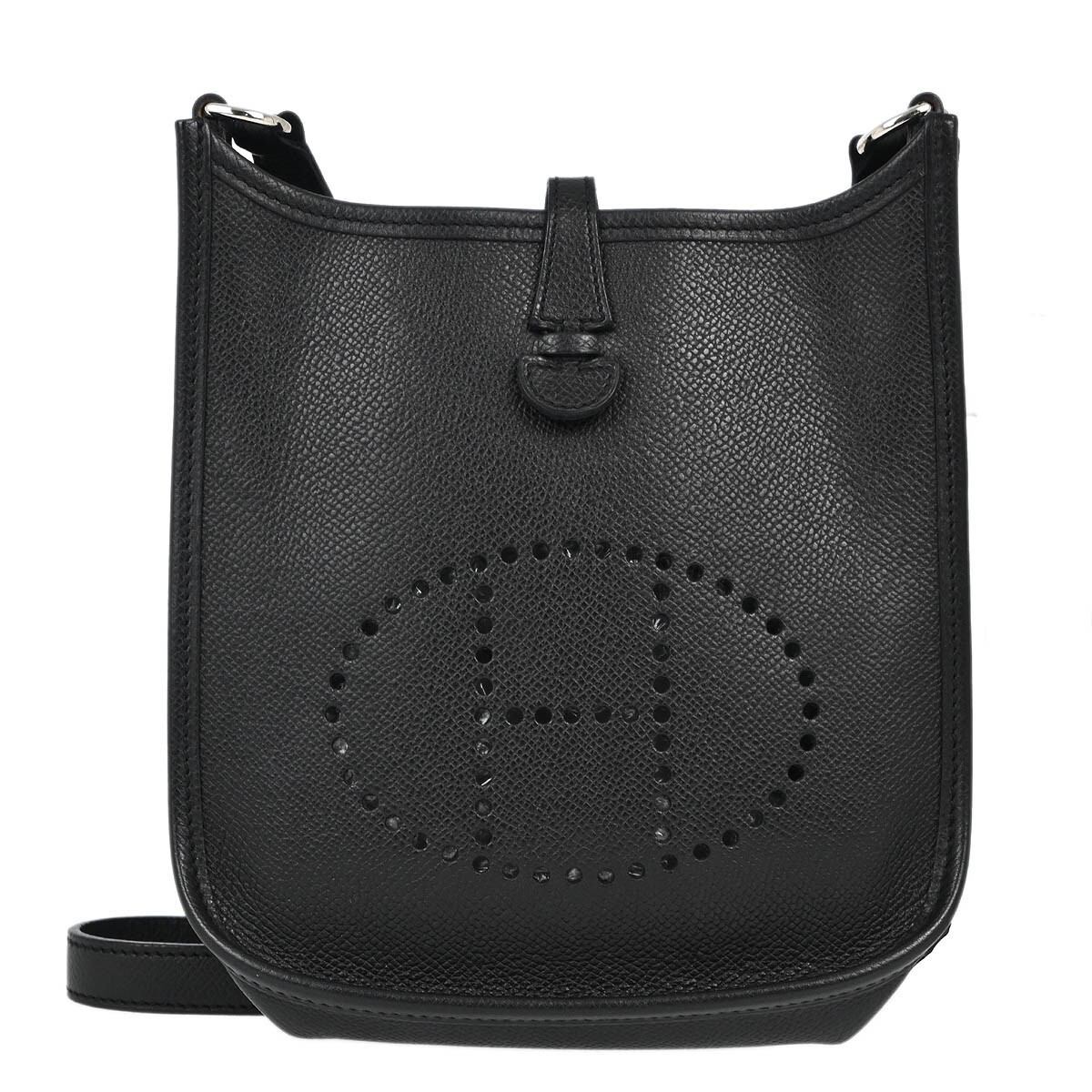 Hermes Black Epsom Evelyne TPM Shoulder Bag RB□H XX91771 | eBay