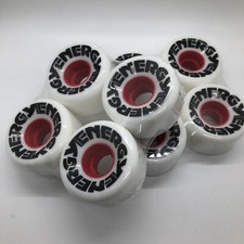 rare RADAR ENERGY Skate WHEELS 8PK Rare White Outdoor For Moxi Impala 62 mm htf