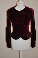 Vintage Krizia Velvet Jacket Size 42