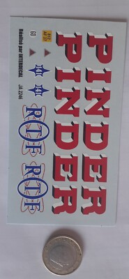 Décalcomanies (decals) NASCAR Numéro 67 à L'échelle 1/43 - Occasion