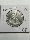 1859-O Liberty Seated Half Dollar Choice XF Details Better Date