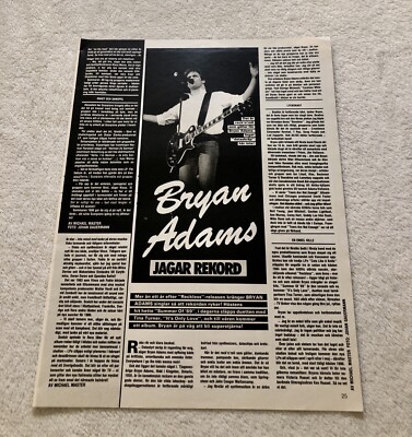 Bryan Adams Japan Tour 1985 等パンフレット6冊まとめ Bryan Adams Japan Tour 1985 等パンフレット6冊まとめ Bryan Adams