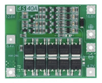 4S 40A Cell Li-on LiPo Enhanced Protection Board Akku Batterie Schutz BMS 18650
