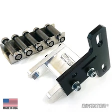 Small Wheel Holder, 2x72 knife maker grinder, with Integral Deflector bracket