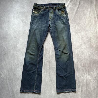 Diesel Men M 00S Old Lemmen Semi Flare Denim Pants Stain