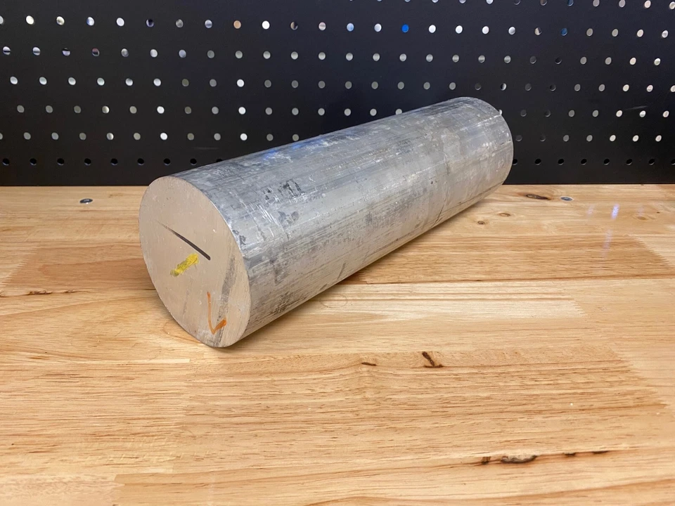 3-7/8" 6061-T6 Aluminum Round Bar Stock 12" LENGTH Foto 2 de 2