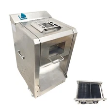 110V Stainless 2mm Commercial Meat Slicer 300kg/h Meat Cutting Machine New Type