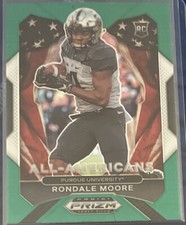 2021 Panini Prizm Draft Picks Rondale Moore RC All-Americans Green Prizm Rookie!