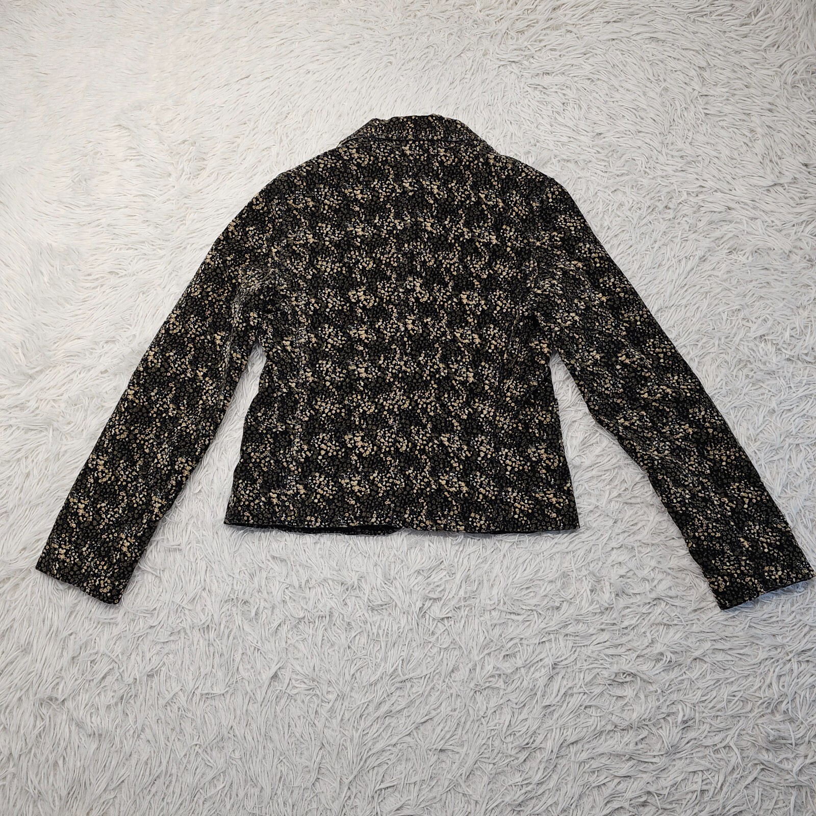 Gap Stretch Black Multicolor Button Front Blazer … - image 14