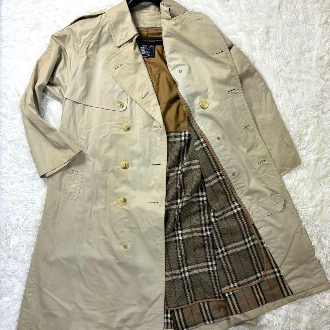 Popular Burberry Trench Coat Nova Check Liner Belt Beige