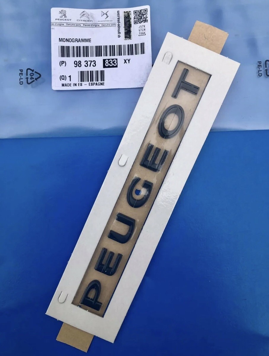 Peugeot Logo Black Trunk 208 308 508 307 407 3008 GTI Badge