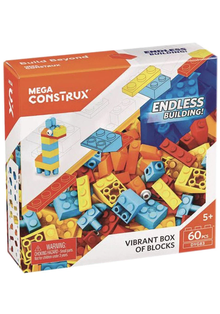 Mega construx vibrant box 2025 of blocks