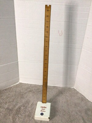 Vintage Singer Skirt Marker - 24  Measuring Stick - Dress Maker - Made in USA