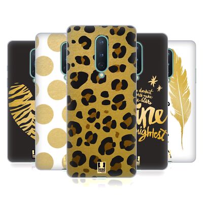 HEAD CASE DESIGNS GRAND AS GOLD SOFT GEL CASE FOR GOOGLE ONEPLUS PHONES