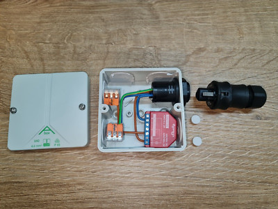 Einspeisesteckdose WLAN Shelly Plus 1 PM  Wieland Steckdose + Stecker