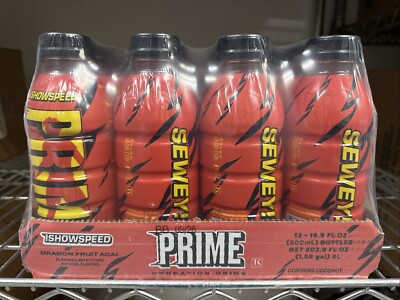 PRIME HYDRATION Drink (16.9oz) Sealed Case - ISHOWSPEED (Special Edition) (New)