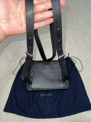 Prada Zaino In Pelle Saffiano Leather Travel Backpack Prada Zaino In Pelle Saffiano Leather Travel Backpack | eBay main image 2