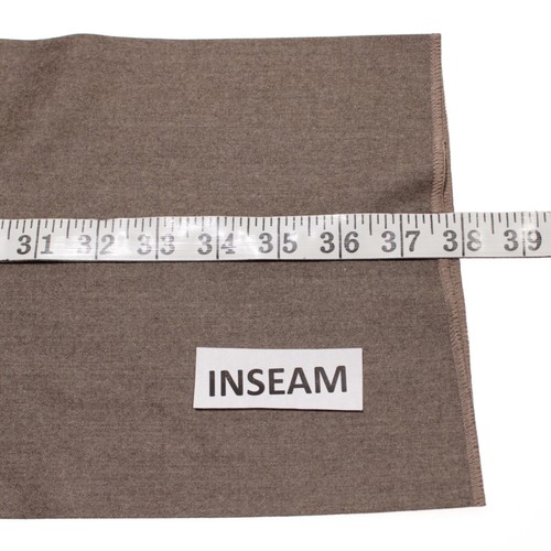 Pantaloni eleganti Zanella Platinum nuovi con etichette taglia 40 US Parker in marrone melange 100% lana - Foto 11 di 13