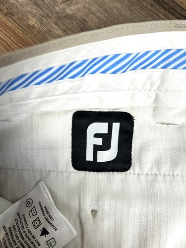 Footjoy 5 Pocket Golf Chino Pants Men's 30x32 Beige Khaki Performance Stretch - Picture 7 of 20