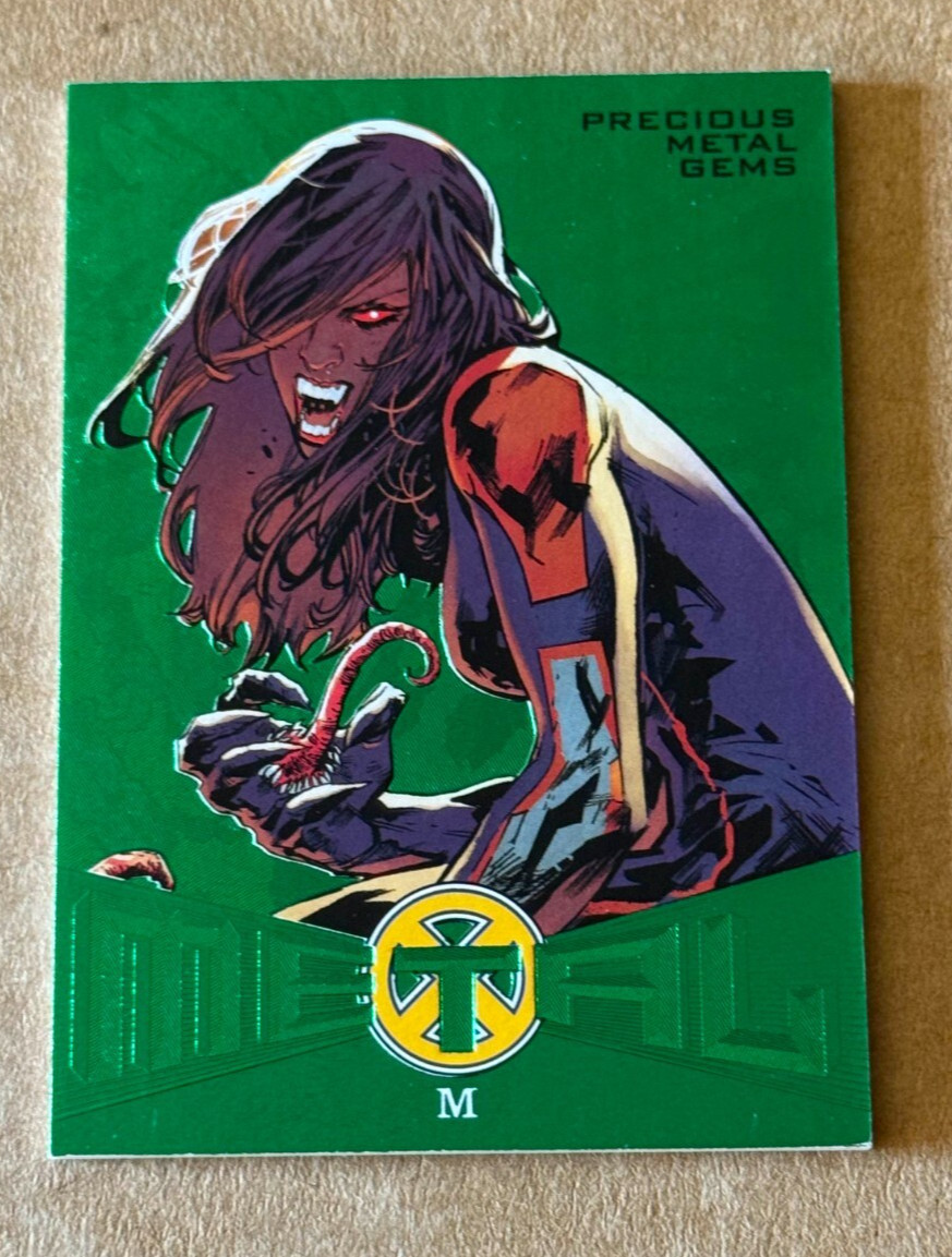 2018 Upper Deck Fleer Ultra X-Men M MB39 GREEN PMG /25