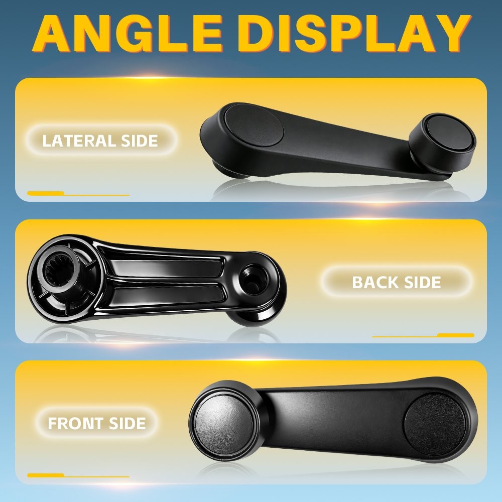 2X Window Crank Handle Front Driver & Passenger For 1992-1995 Jeep Wrangler YJ thumbnail 5