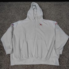 Nike Kansas City Chiefs Hoodie Sweatshirt On Field Mens 2XL XXL White NFL Hooded