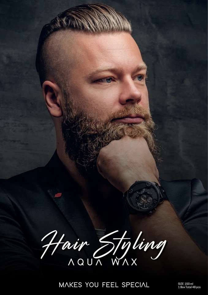 6x BANDIDO Aqua Haarwachs Hair Wax 150ml ( Alle Sorten - Sorte Auswählbar ) - Bild 2 von 2